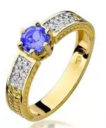 Inel Bonore - Aur 585 - Tanzanit 0,5 ct