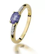 Inel Bonore - Aur 585 - Tanzanit 0,4 ct