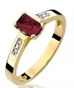 Inel Bonore - Aur 585 - Rubin 0,8 ct