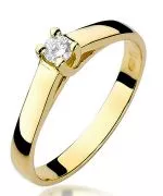 Inel Bonore - Aur 585 - Diamant 0,1 ct