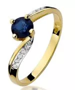 Inel Bonore - Aur 585 - Safir 0,5 ct