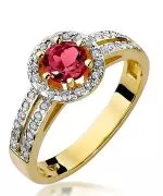 Inel Bonore - Aur 585 - Rubin 0,6 ct