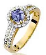 Inel Bonore - Aur 585 - Tanzanit 0,5 ct
