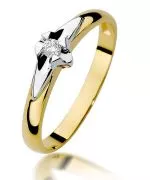 Inel Bonore - Aur 585 - Diamant 0,04 ct