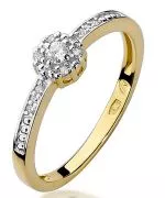 Inel Bonore - Aur 585 - Diamant 0,02 ct