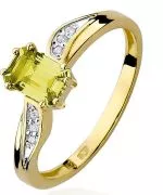Inel Bonore - Aur 585 - Citrin 0,6 ct