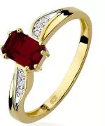 Inel Bonore - Aur 585 - Grenadă 0,7 ct