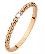 Inel Bonore - Aur Roz 585 - Diamant 0,02 ct
