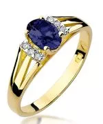 Inel Bonore - Aur 585 - Safir 0,7 ct