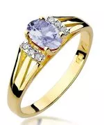 Inel Bonore - Aur 585 - Tanzanit 0,4 ct