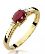 Inel Bonore - Aur 585 - Rubin 0,6 ct