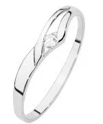 Inel Bonore - Aur Alb 585 - Diamant 0,04 ct