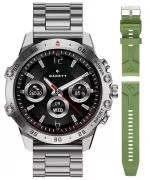 Smartwatch barbatesc Garett V14 Argint SET