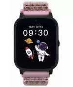 Smartwatch pentru copii Garett Kids Tech 4G Roz Velcro