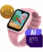 Smartwatch pentru copii Garett Kids Vibe AI 4G Roz