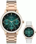 Smartwatch dama Garett Signature Grace Rose Gold Solid SET