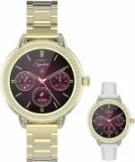 Smartwatch dama Garett Signature Stella Gold Solid SET