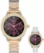 Smartwatch dama Garett Signature Stella Rose Gold Solid SET