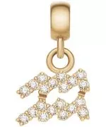 Pandantiv Daniel Wellington Charm Gold Aquarius
