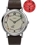 Ceas unisex Timex Harry Potter X Weekender Gryffindor House 38mm Leather Strap