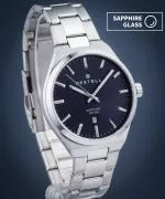 Ceas barbatesc DESTELL Aries Navy Blue Silver Steel Sapphire