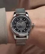 Ceas dama Aviator Douglas Moonflight Black Diamonds Limited Edition