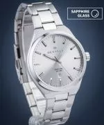 Ceas barbatesc DESTELL Aries Full Silver Steel Sapphire