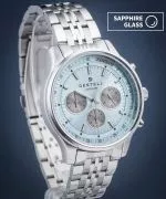 Ceas barbatesc DESTELL Circinus Ice Blue Silver Steel Chronograph Sapphire