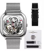 Ceas Barbatesc Ciga Design Full Hollow Skeleton Automatic
