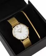 BOWA London White-Gold 33 Gift Set (ceas + brățară)