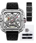Ceas Barbatesc Ciga Design X Series Gorilla Silver Skeleton Automatic