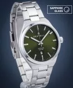 Ceas barbatesc DESTELL Aries Green Silver Steel Sapphire