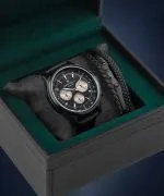 Ceas barbatesc DESTELL Circinus Full Black Chrono Sapphire Gift Set
