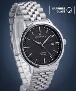 Ceas barbatesc DESTELL Pictor Black Silver Steel Sapphire