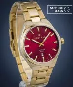 Ceas barbatesc DESTELL Aries Red Gold Steel Sapphire