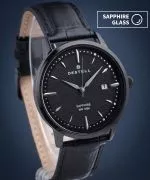 Ceas barbatesc DESTELL Pictor Full Black Leather Sapphire