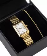 Ceas dama BOWA Barcelona White Gold Steel 23 Gift Set