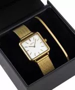 Ceas dama BOWA Vienna White Gold Mesh 29 Gift Set