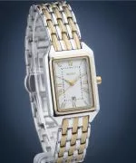Ceas dama BOWA Barcelona White Silver-Gold Steel 23