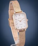 Ceas dama BOWA Dubai White Rose-Gold Mesh 20