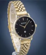 Ceas dama BOWA Milan Black Gold Steel 34