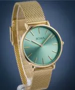 Ceas dama BOWA New York Petite Mint-Gold Mesh 34