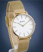 Ceas dama BOWA New York Petite White-Gold Mesh 34
