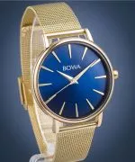 Ceas dama BOWA Praha Navy Blue-Gold Mesh 38