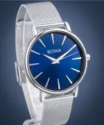 Ceas dama BOWA Praha Navy Blue-Silver Mesh 38
