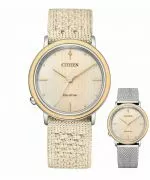 Ceas dama Citizen Sapphire Diamonds Solar Gift Set