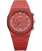 Ceas barbatesc D1 Milano Red Blast Polychrono Chronograph