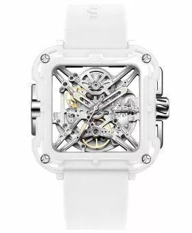 Ceas dama Ciga Design X Series Ceramic Skeleton