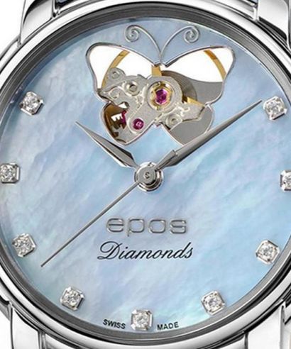 Ceas Dama Epos Ladies Diamonds Open Heart Automatic