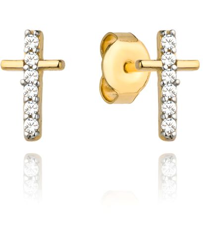 Cercei Bonore - Aur 585 - Cubic Zirconia